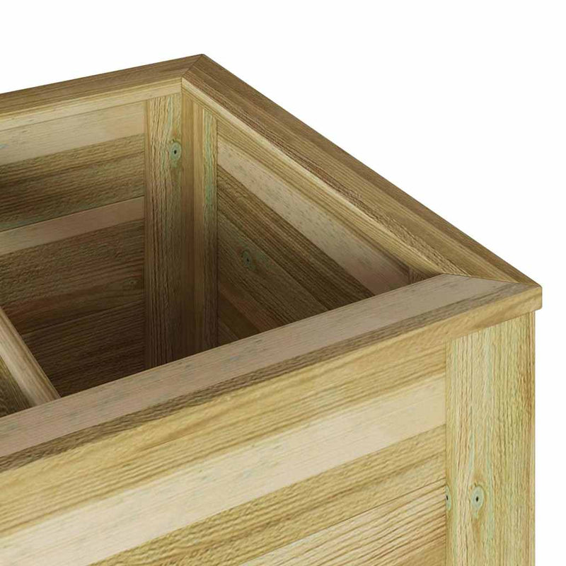 vidaXL Emelt Ágy polcokkal Barna 85 x 46 x 96 cm Tömör fenyőfa