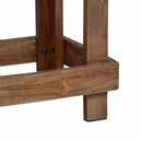 vidaXL Növényállvány 2 pcs Barna 70 x 11 x 27 cm Mahagóni fa