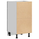 vidaXL Konyhai alsó szekrény Riga Fekete tölgy 40 x 46 x 81,5 cm