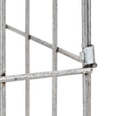 vidaXL Gabion Oszlop Ezüst 25 x 25 x 100 cm Rozsdamentes acél