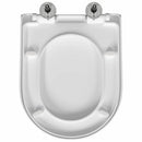 vidaXL WC ülőke Állítható Fehér 48 x 36,5 x 4,5 cm Polipropilén