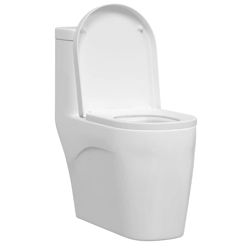 vidaXL WC ülőke Fehér 48 x 36.5 x 4.5 cm Polipropilén
