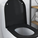 vidaXL WC ülőke Állítható Fekete 48 x 36,5 x 4,5 cm Polipropilén