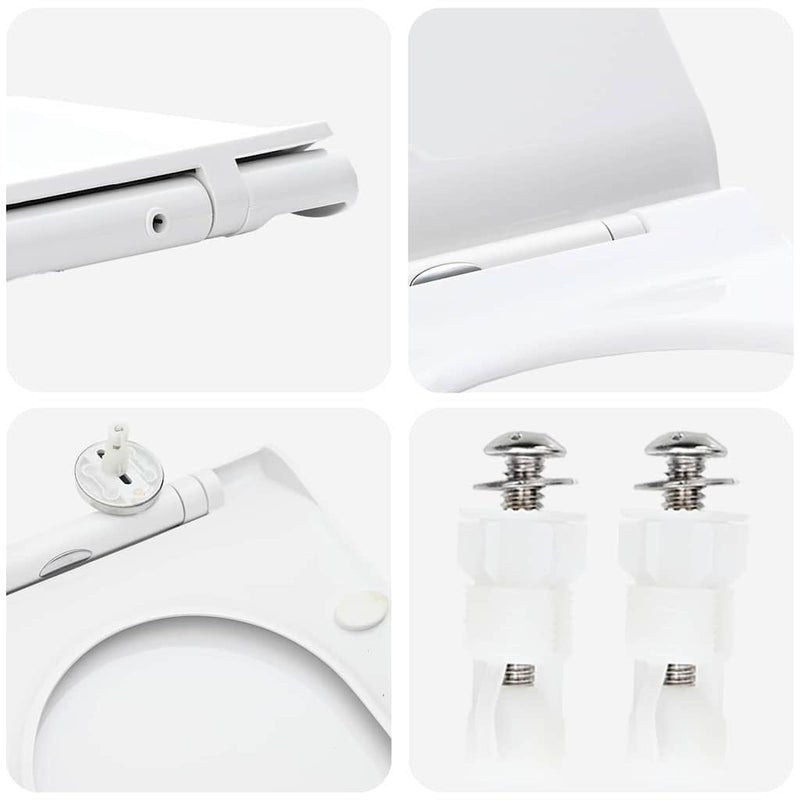 vidaXL WC Ülőkéhez Alkalmas Fehér 50 x 36 x 5 cm Polipropilén