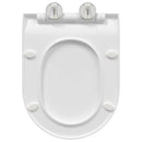 vidaXL WC Ülőkéhez Alkalmas Fehér 50 x 36 x 5 cm Polipropilén