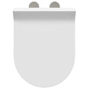 vidaXL WC Ülőkéhez Alkalmas Fehér 50 x 36 x 5 cm Polipropilén