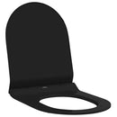 vidaXL WC ülőke Állítható Fekete 50 x 36,5 x 5 cm Polipropilén
