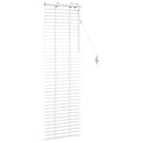 vidaXL Zsaluzia Fehér 45 x 130 cm 35 mm Masszív Paulownia fa
