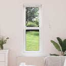 vidaXL Zsaluzia Fehér 50 x 130 cm 35 mm Masszív Paulownia fa