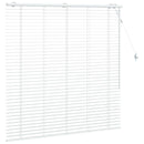 vidaXL Zsaluzia Fehér 130 x 130 cm 35 mm Masszív Paulownia fa