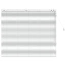 vidaXL Zsaluzia Fehér 150 x 130 cm 35 mm Masszív Paulownia fa