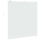 vidaXL Zsaluzia Fehér 160 x 160 cm 35 mm Masszív Paulownia fa
