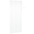 vidaXL Zsaluzia Fehér 110 x 250 cm 35 mm Masszív Paulownia fa