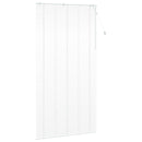 vidaXL Zsaluzia Fehér 125 x 250 cm 35 mm Masszív Paulownia fa