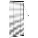 vidaXL Zsaluzia Fekete 65 x 130 cm 35 mm Masszív Paulownia fa