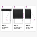 vidaXL Zsaluzia Fekete 130 x 130 cm 35 mm Masszív Paulownia fa