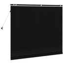 vidaXL Zsaluzia Fekete 150 x 130 cm 35 mm Masszív Paulownia fa