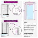 vidaXL Zsaluzia Fekete 155 x 130 cm 35 mm Masszív Paulownia fa