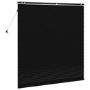 vidaXL Zsaluzia Fekete 145 x 160 cm 35 mm Masszív Paulownia fa