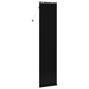 vidaXL Zsaluzia Fekete 55 x 250 cm 35 mm Masszív Paulownia fa