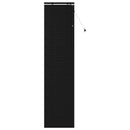 vidaXL Zsaluzia Fekete 65 x 250 cm 35 mm Masszív Paulownia fa