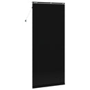 vidaXL Zsaluzia Fekete 105 x 250 cm 35 mm Masszív Paulownia fa
