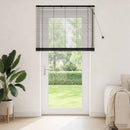 vidaXL Zsaluzia Fekete 135 x 250 cm 35 mm Masszív Paulownia fa
