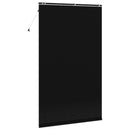vidaXL Zsaluzia Fekete 155 x 250 cm 35 mm Masszív Paulownia fa