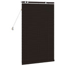 vidaXL Zsaluzia Sötét Barna 85 x 130 cm 35 mm Masszív Paulownia fa