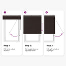 vidaXL Zsaluzia Sötét Barna 90 x 130 cm 35 mm Masszív Paulownia fa