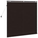 vidaXL Zsaluzia Sötét Barna 125 x 130 cm 35 mm Masszív Paulownia fa