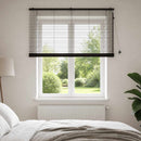 vidaXL Zsaluzia Sötét Barna 145 x 130 cm 35 mm Masszív Paulownia fa