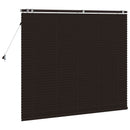 vidaXL Zsaluzia Sötét Barna 150 x 130 cm 35 mm Masszív Paulownia fa