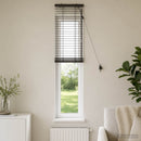 vidaXL Zsaluzia Sötét Barna 50 x 160 cm 35 mm Masszív Paulownia fa