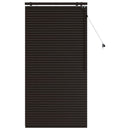 vidaXL Zsaluzia Sötét Barna 90 x 160 cm 35 mm Masszív Paulownia fa