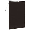 vidaXL Zsaluzia Sötét Barna 110 x 160 cm 35 mm Masszív Paulownia fa