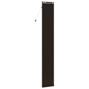 vidaXL Zsaluzia Sötét Barna 40 x 250 cm 35 mm Masszív Paulownia fa