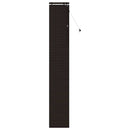 vidaXL Zsaluzia Sötét Barna 50 x 250 cm 35 mm Masszív Paulownia fa