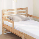 vidaXL Ágykeret kihúzható matraccal Barna 80 x 200 cm Tömör fenyőfa