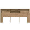 vidaXL Fejhajtó szekrény Artisan tölgy 220 x 19 x 101,5 cm Faanyag