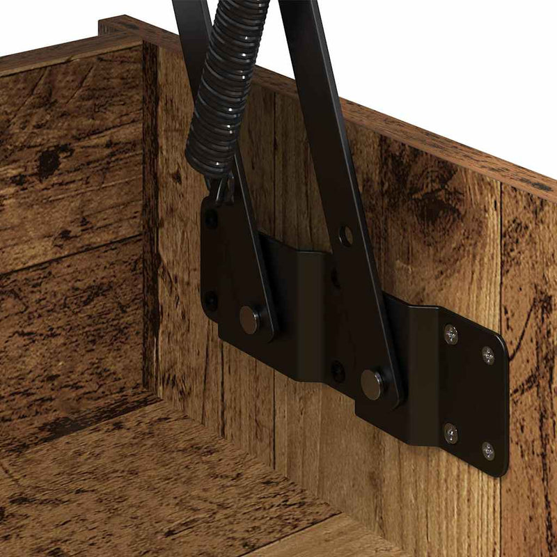 vidaXL Dohányzóasztal Öreg fa 80 x 50,5 x 41,5 cm Faanyag