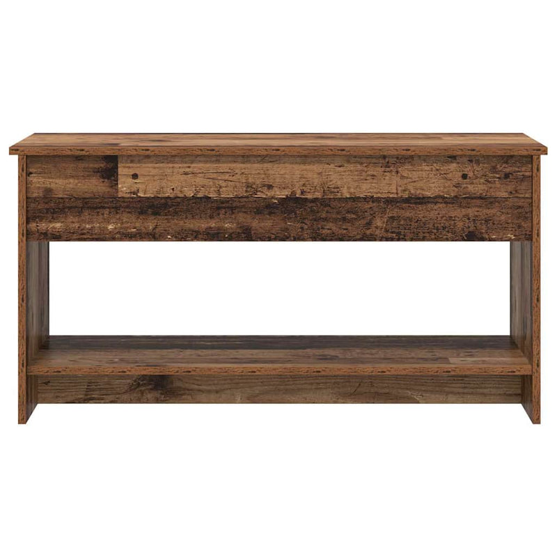 vidaXL Dohányzóasztal Régi fa 102 x 50 x 52.5 cm Faanyag