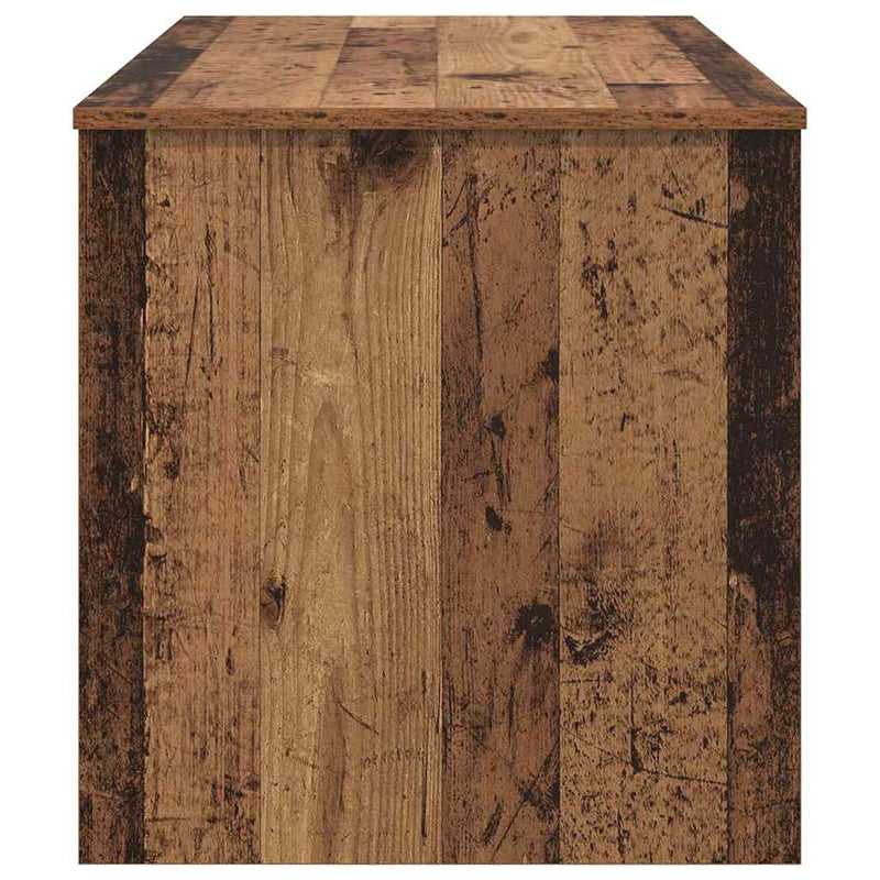 vidaXL Dohányzóasztal Régi fa 102 x 50 x 52.5 cm Faanyag