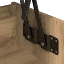 vidaXL Dohányzóasztal Artisan tölgy 80 x 50,5 x 41,5 cm Faanyag