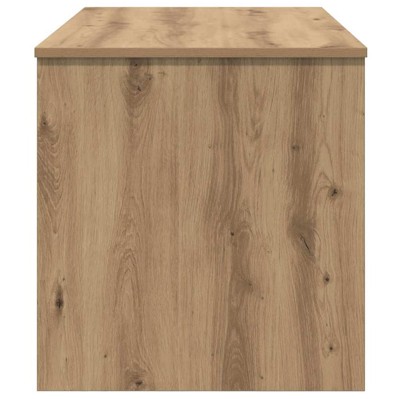 vidaXL Dohányzóasztal kézműves tölgy 102 x 50 x 52.5 cm Faanyag