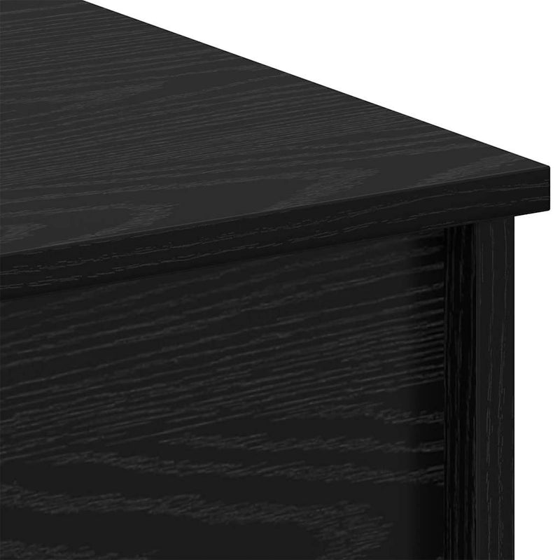 vidaXL Dohányzóasztal Musta tammi 80 x 50.5 x 41.5 cm Faanyag