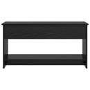 vidaXL Dohányzóasztal Fekete tölgy 80 x 50,5 x 41,5 cm Faanyag