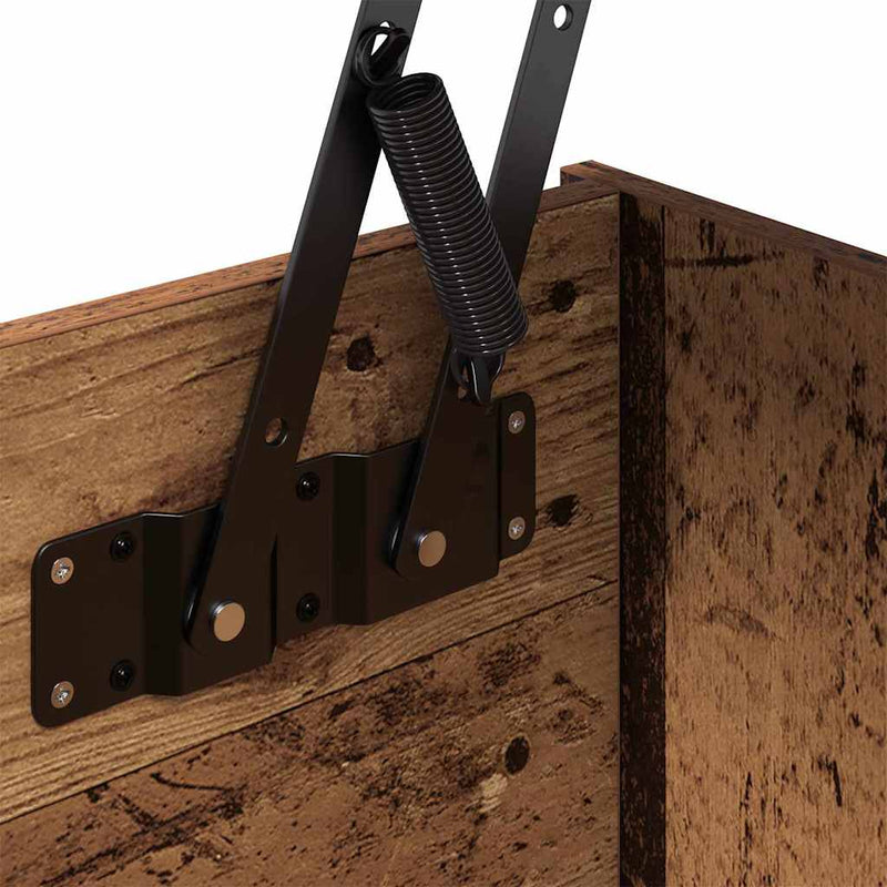 vidaXL Dohányzóasztal Öreg fa 102 x 50,5 x 46,5 cm Faanyag