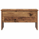 vidaXL Dohányzóasztal Öreg fa 102 x 50,5 x 46,5 cm Faanyag