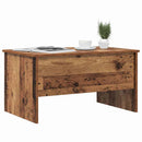 vidaXL Dohányzóasztal Öreg fa 102 x 50,5 x 46,5 cm Faanyag